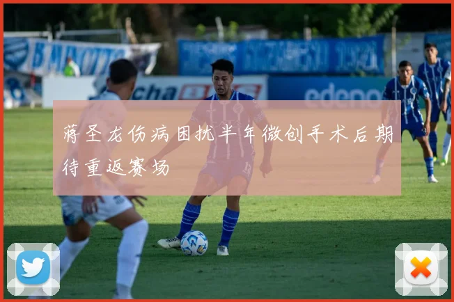 蒋圣龙伤病困扰半年微创手术后期待重返赛场