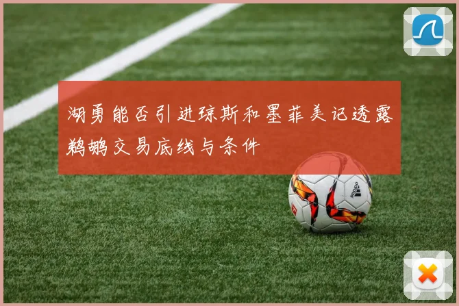 湖勇能否引进琼斯和墨菲美记透露鹈鹕交易底线与条件